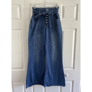 Forever 21 Blue Flare & Wide Leg Jeans